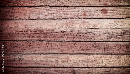 Aged wood texture, wooden background, aged reddish wood, Generative AI