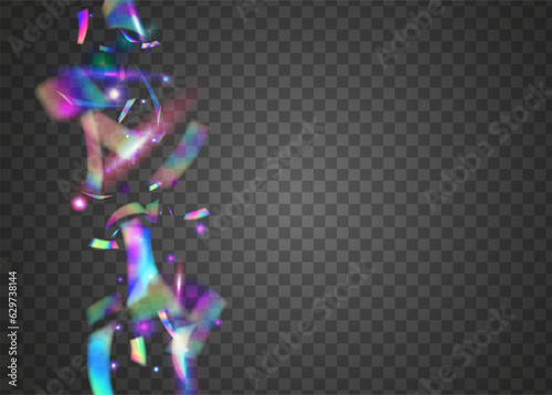 Transparent Glitter. Falling Glare. Violet Party Texture. Blur Banner. Disco Carnaval Serpentine. Digital Art. Fiesta Foil. Neon Confetti. Pink Transparent Glitter