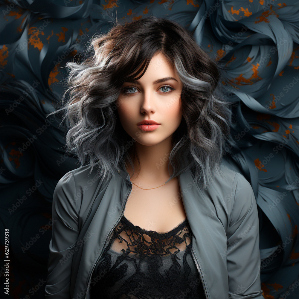 Portrait of a beautiful young woman