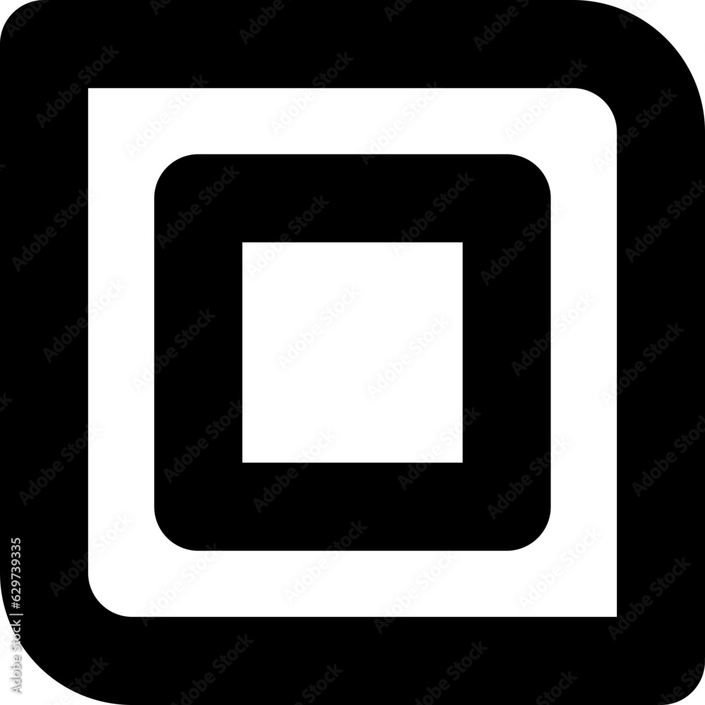 stop icon square in circular and minimalistic style, suitable for web video and multimedia user interface design stop icon square in circular and minimalistic style, suitable for web video and multimedia user interface design