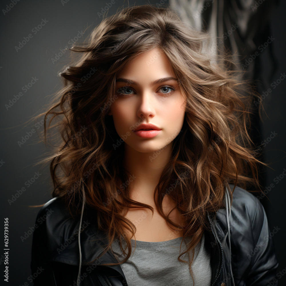 Portrait of a beautiful young woman Portrait of a beautiful young woman