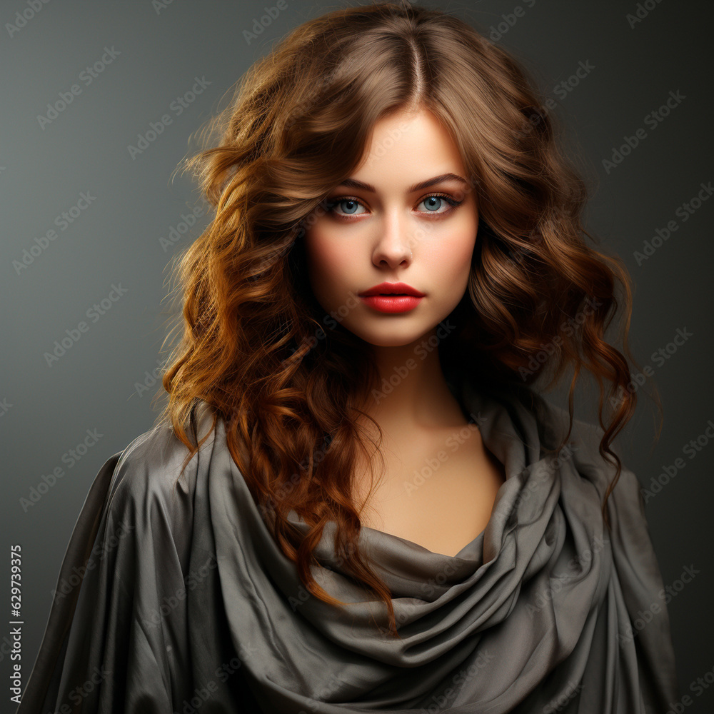 Portrait of a beautiful young woman Portrait of a beautiful young woman