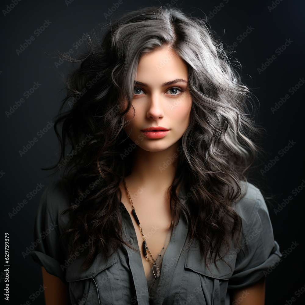 Fototapeta premium Portrait of a beautiful young woman