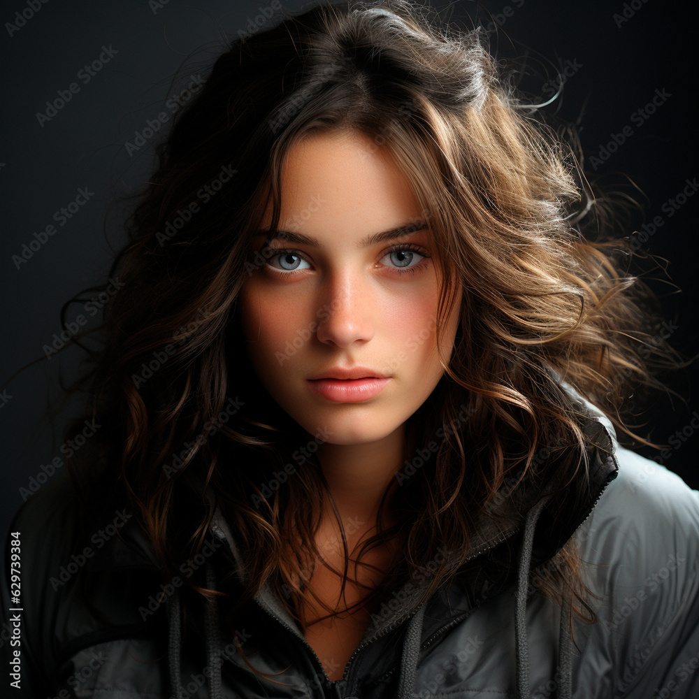 Fototapeta premium Portrait of a beautiful young woman