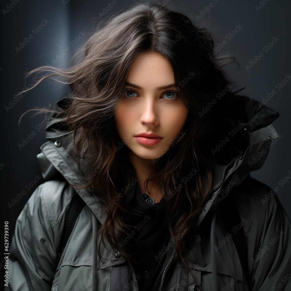 Portrait of a beautiful young woman Portrait of a beautiful young woman