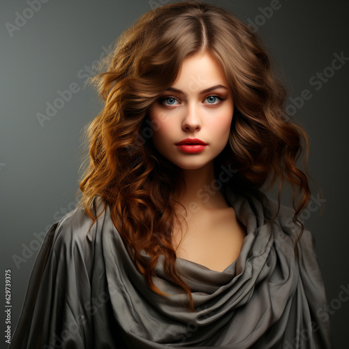 Portrait of a beautiful young woman