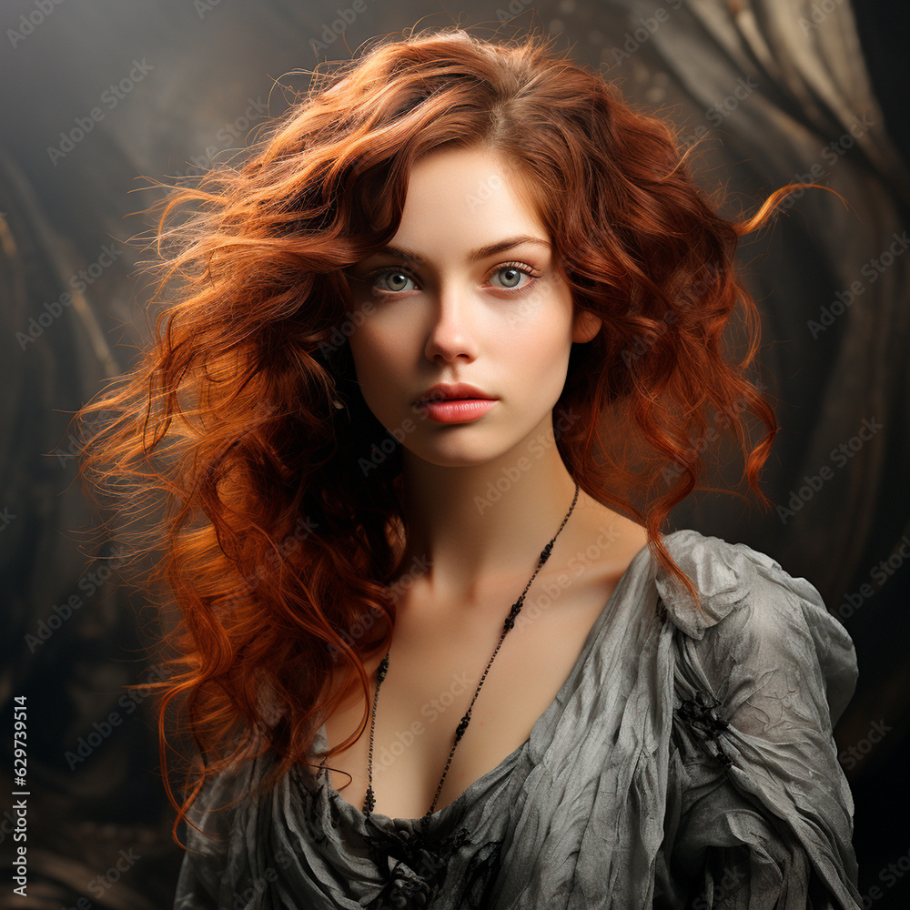Portrait of a beautiful young woman Portrait of a beautiful young woman