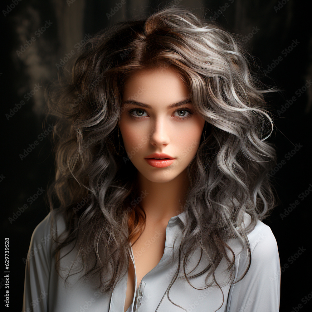 Portrait of a beautiful young woman Portrait of a beautiful young woman