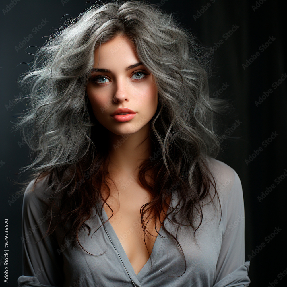 Portrait of a beautiful young woman Portrait of a beautiful young woman