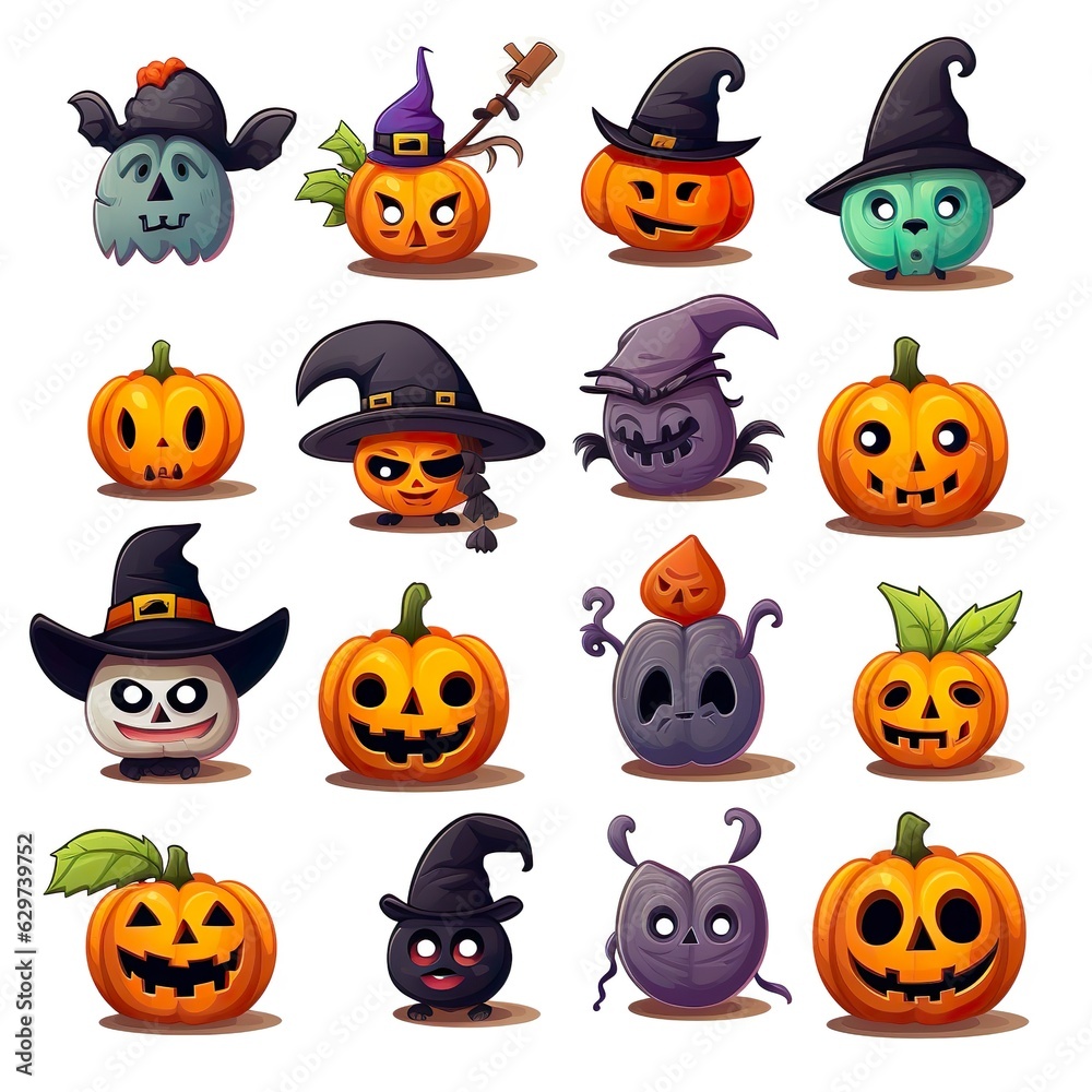 Halloween icons | Generative AI Halloween icons | Generative AI
