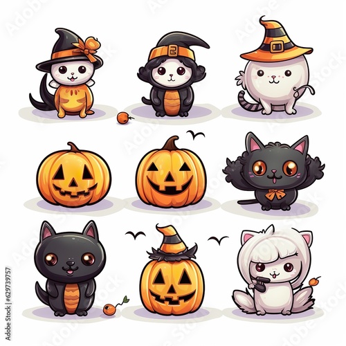 Halloween icons | Generative AI