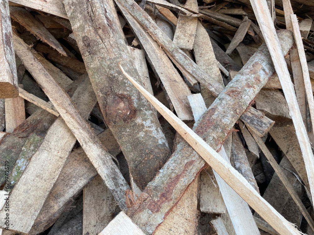 Texture of pile of wood pieces. The remaining pieces of wood that have been used to be like that. Wood debris Texture of pile of wood pieces. The remaining pieces of wood that have been used to be like that. Wood debris