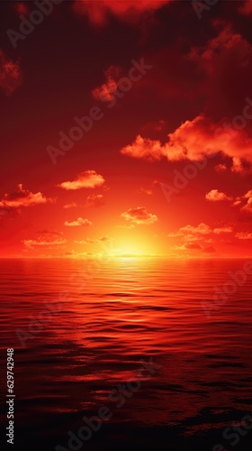 sunset over the sea © Vitor