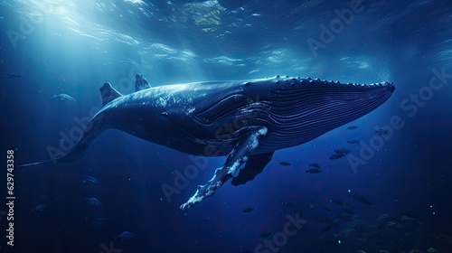 whale in aquarium