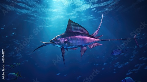 swordfish in aquarium