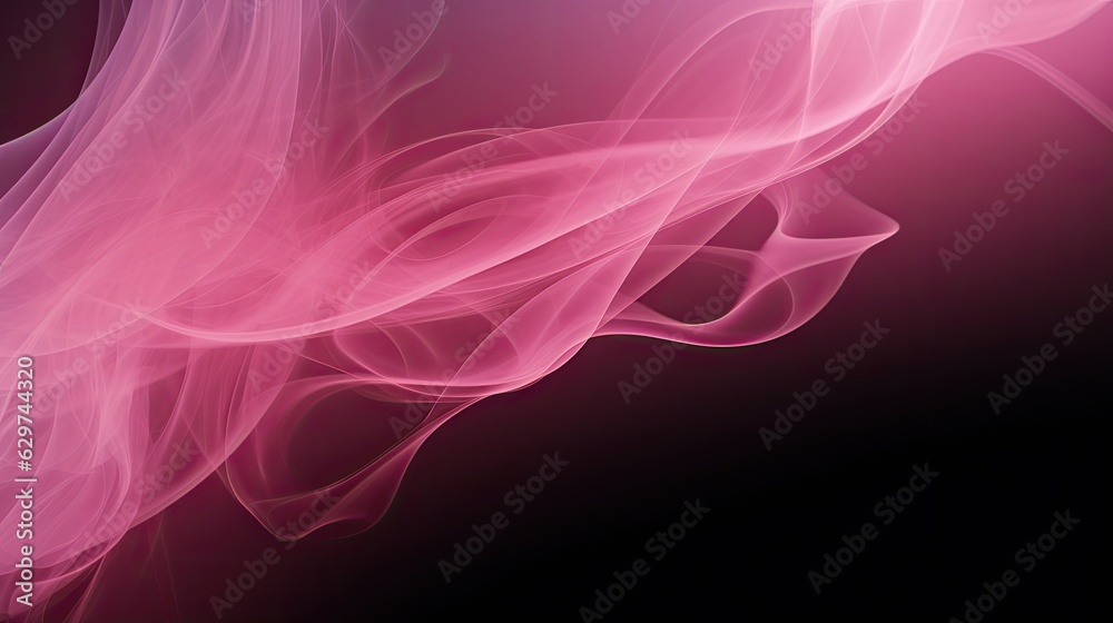 pink smoke on black background