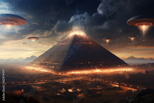 Otherworldly Encounter  Extraterrestrial Secrets Revealed Amongst Ancient Hieroglyphs