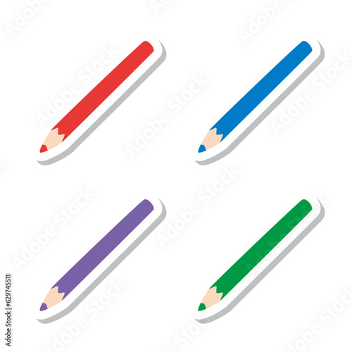 色鉛筆 ラベル セット