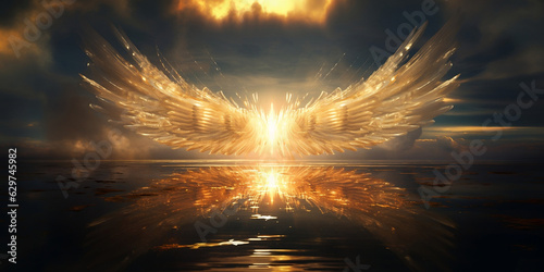 Heavenly Healing, Angel Wings in Serene Harmony