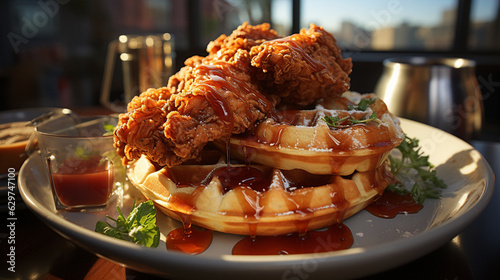 Irresistible Chicken and Waffles Delight