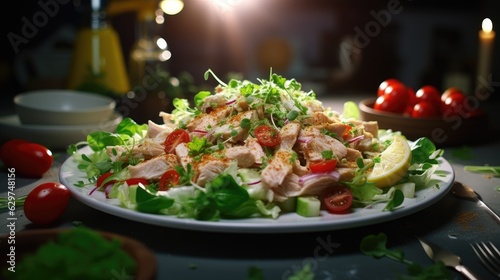 salad with tuna and vegetables