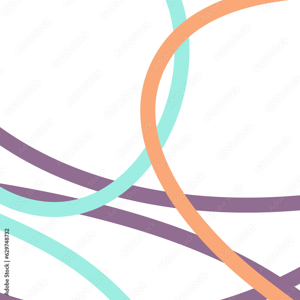 Colourful Squiggly Lines Background Colourful Squiggly Lines Background