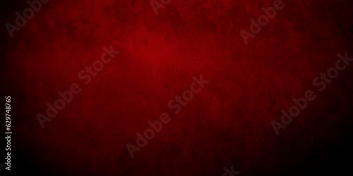 Red wall grunge texture hand painted watercolor horror texture background. red concrete dirty backdrop interior vintage and black watercolor background abstract texture with color splash design.