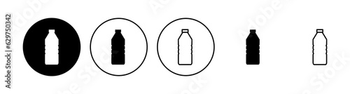 Bottle icon set. bottle vector icon