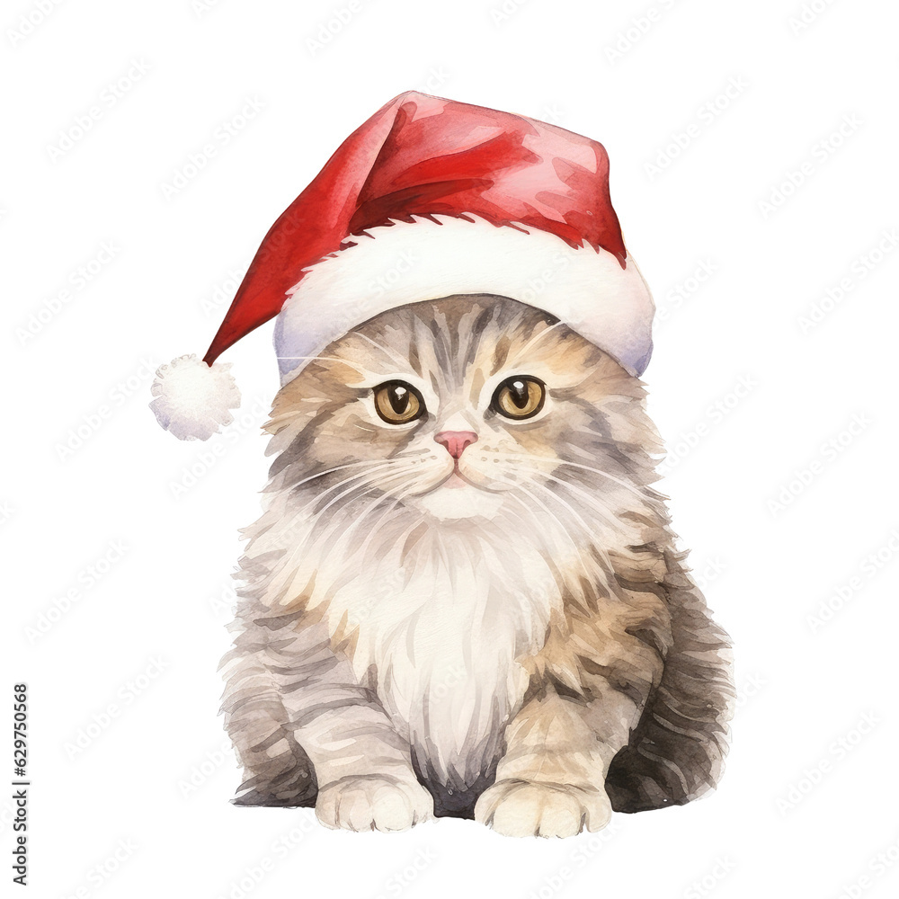 Cat with a Santa Hat Cat with a Santa Hat