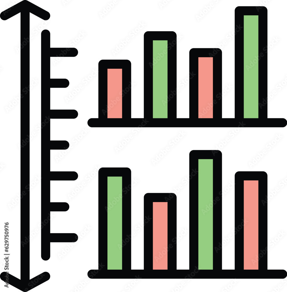 Web business trend icon outline vector. Service engine. Search element color flat Web business trend icon outline vector. Service engine. Search element color flat