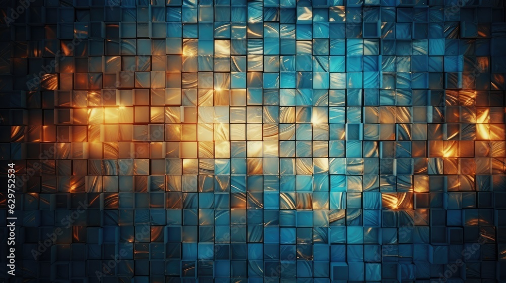 mosaic tiles texture an amazing photo - obrazy, fototapety, plakaty 