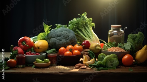 still life with vegetables