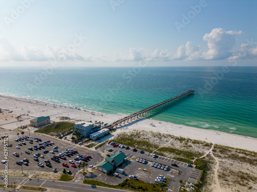 Aerial photo Pensacola Beach Pier circa Summer 2023