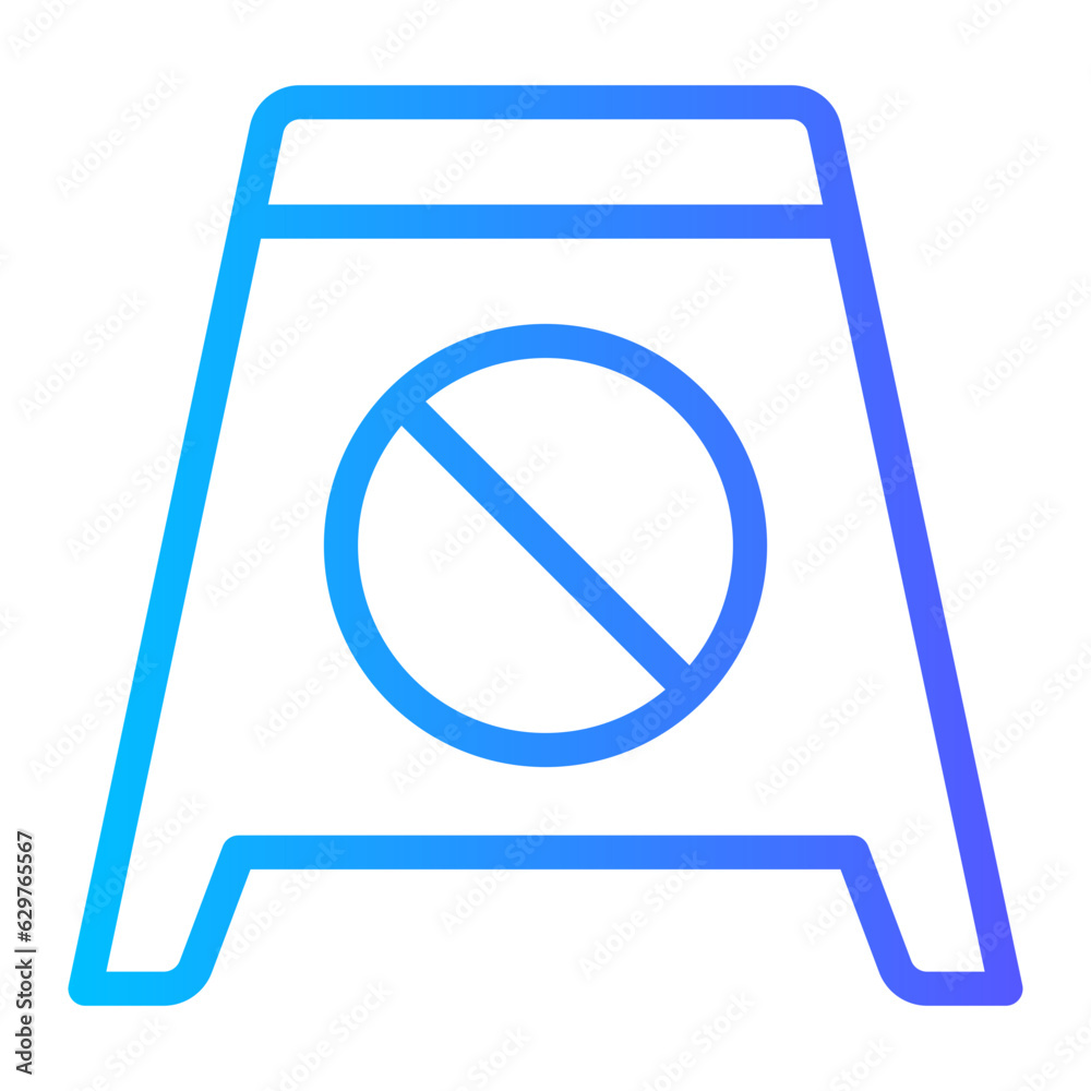 no parking gradient icon no parking gradient icon