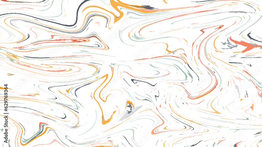 Colorful psychedelic background made of interweaving curved shapes. Illustration Colorful psychedelic background made of interweaving curved shapes. Illustration