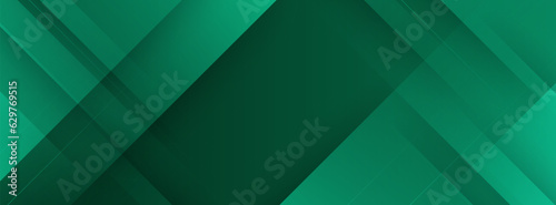 banner background. colorful, dark and light green gradations, slashes ,memphis 