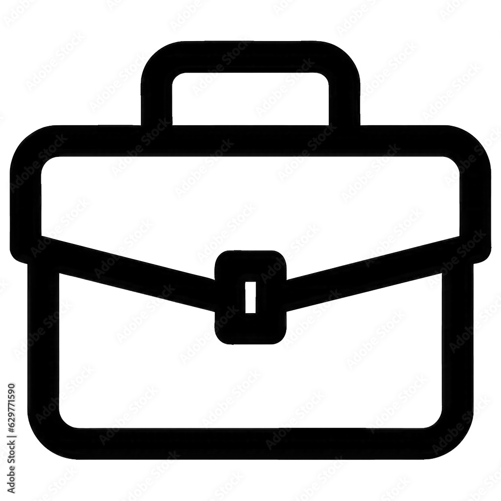 black briefcase isolated on white black briefcase isolated on white