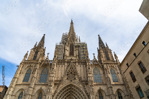 The Cathedral of Barcelona in Barcelona, Spain