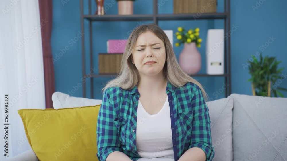 The young woman with the cough. The young woman with the cough.
