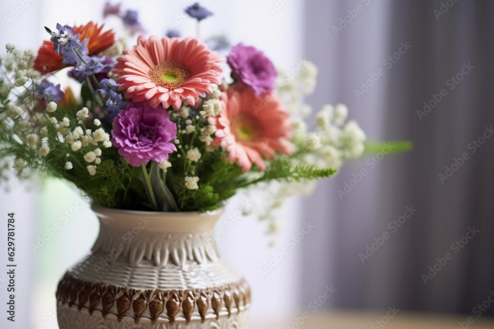 Close up of flower vase Close up of flower vase