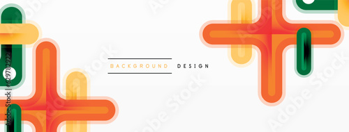 Cross line background minimal geometric template. Design for wallpaper, banner, background, landing page, wall art, invitation, prints, posters