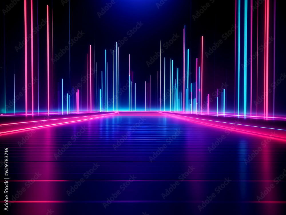 3D rendering exhibition background 3D rendering exhibition background