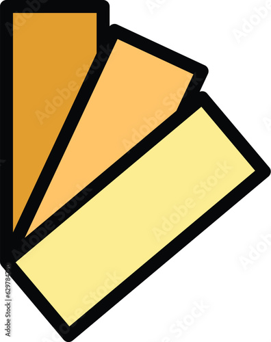 Cement plaster icon outline vector. House building. Drywall pile color flat