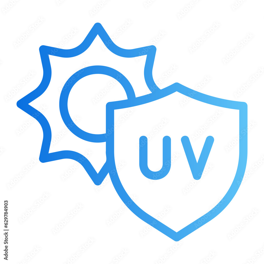 uv gradient icon uv gradient icon