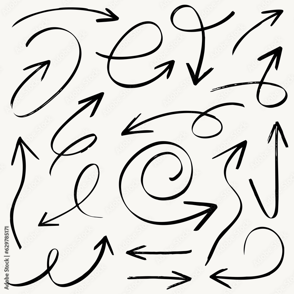 Arrows vector design collection for business plan and education Arrows vector design collection for business plan and education