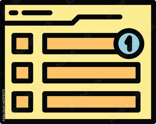 Cross-posting icon outline vector. Smm post. Delivery cross color flat