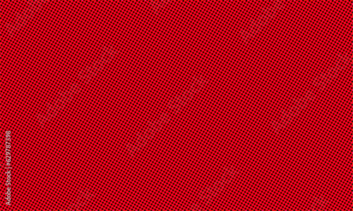 Red halftone background, pop art design. Comic book dotted halftone texture