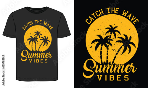 Summer vibes t-shirt Design