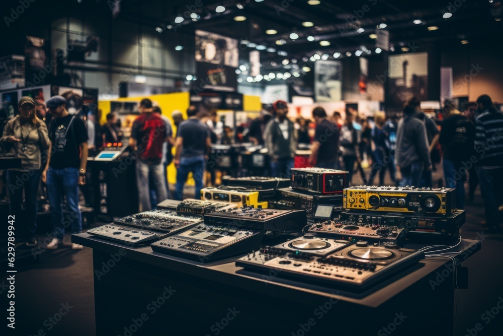 Fototapeta premium Music Technology Expo, Generative AI