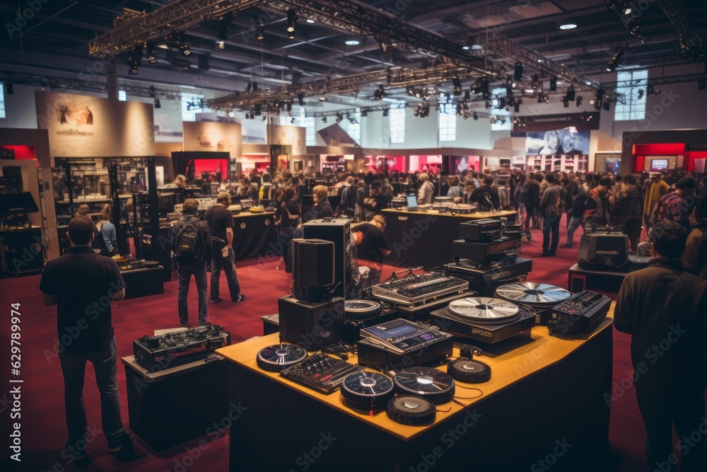 Fototapeta premium Music Technology Expo, Generative AI